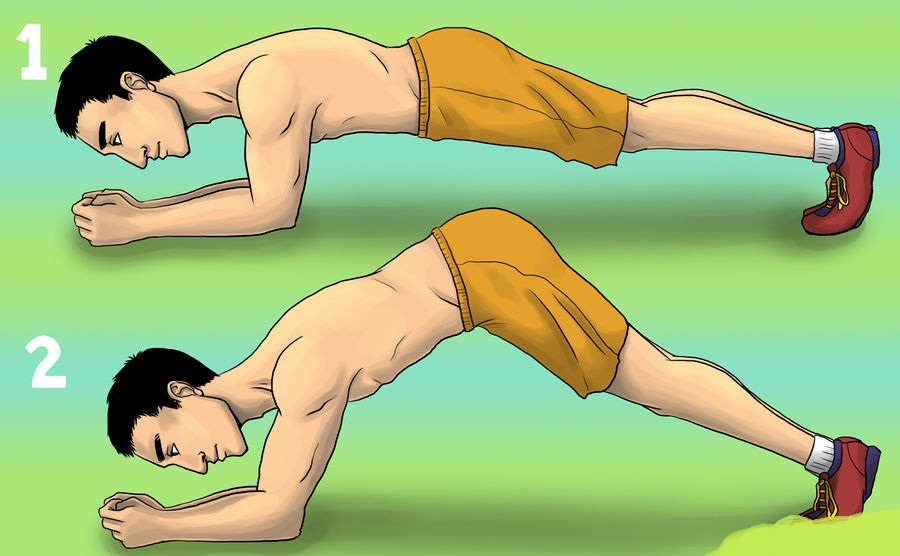 6 pack abs exercise step 3